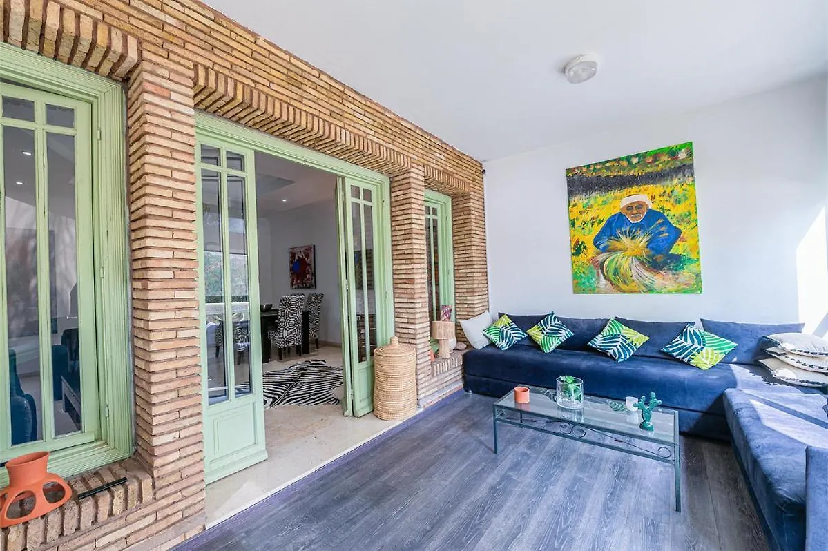 Luxury Apartment With Pool Large Terrace & Balconies In Hivernage Marrakech マラケシュ